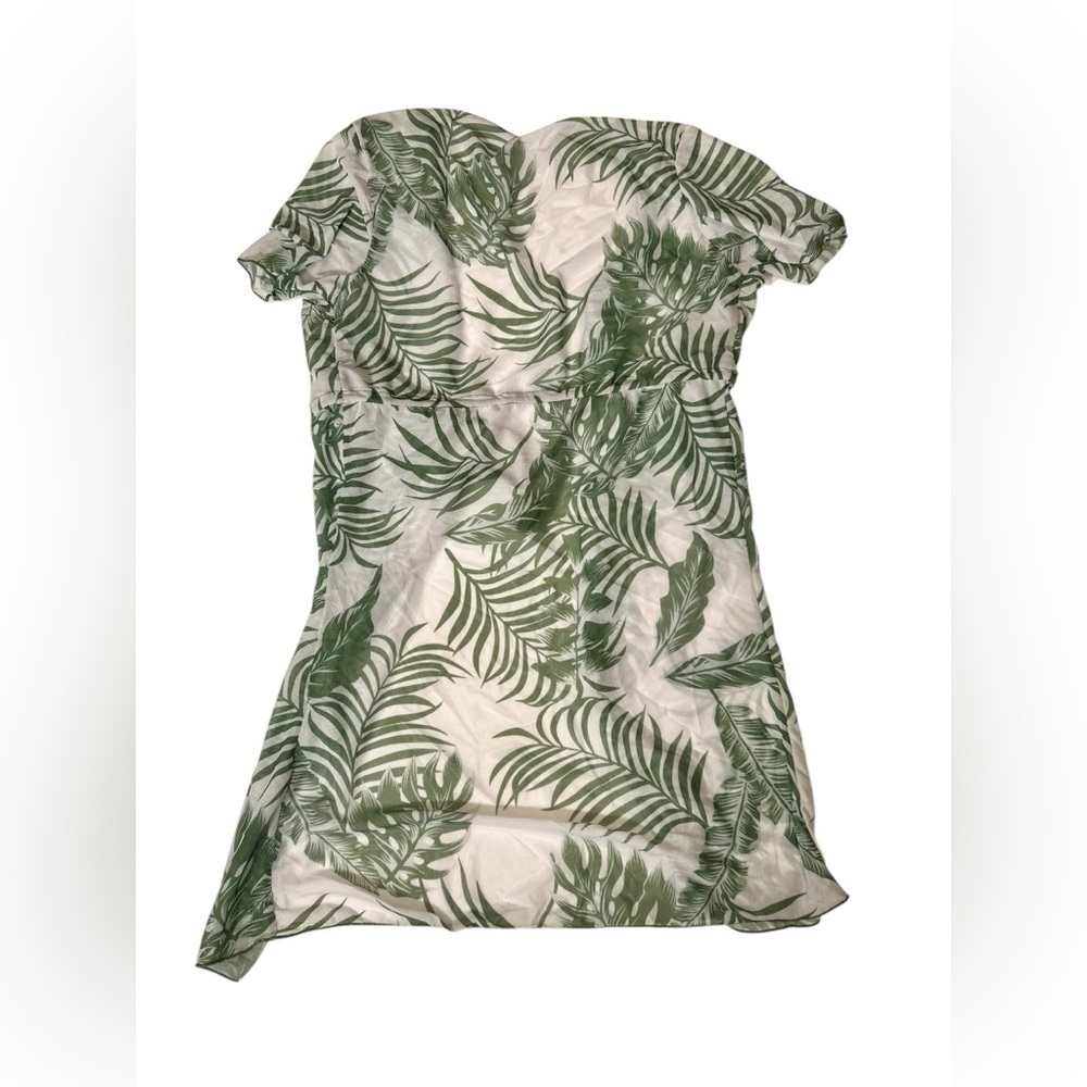 🌴 Tropical Vibes! Girls’ Green Swimsuit + Cover-Up Set | Size 9–10Y - Picture 6 of 12